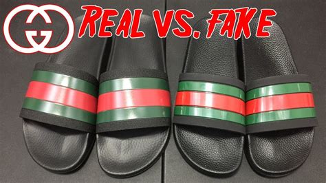 how to identify fake gucci slides|gucci slides are they real.